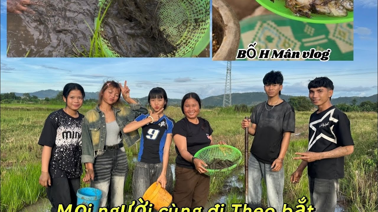mọi người cùng xem gia đình H Mân đi bắt cá nhé l Bố H Mân Vlog