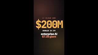 Glean doubled to $200M ARR — $7.2B enterprise AI giant #Shorts