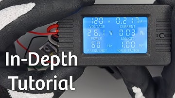 🔌 Hoe u AC-stroom, spanning, stroomsterkte, energie, paneelmeter en multifunctionele vermogensmon...