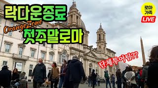 [이탈리아 로마] 단체 투어팀 등장? | 락다운 종료 후 첫 주말 풍경| 로마가족 |