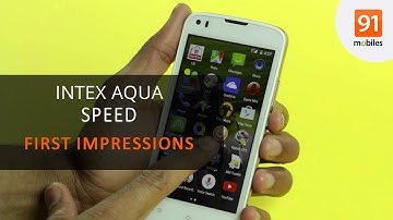 Intex Aqua Speed: First Look | Hands on | Launch