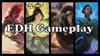 Edh Gameplay - Episode 25 Gisela Vs Azusa Vs Unesh Vs Vannifar