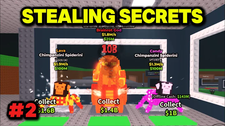 Stealing SECRET BRAINROTS Compilation In Steal A Brainrot! #2 (A Roblox)