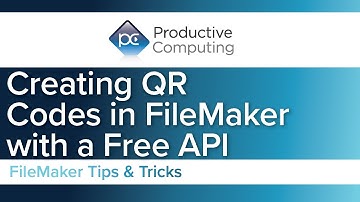 Create QR Codes with FileMaker & the QR Code Generator API - Free FileMaker Sample File