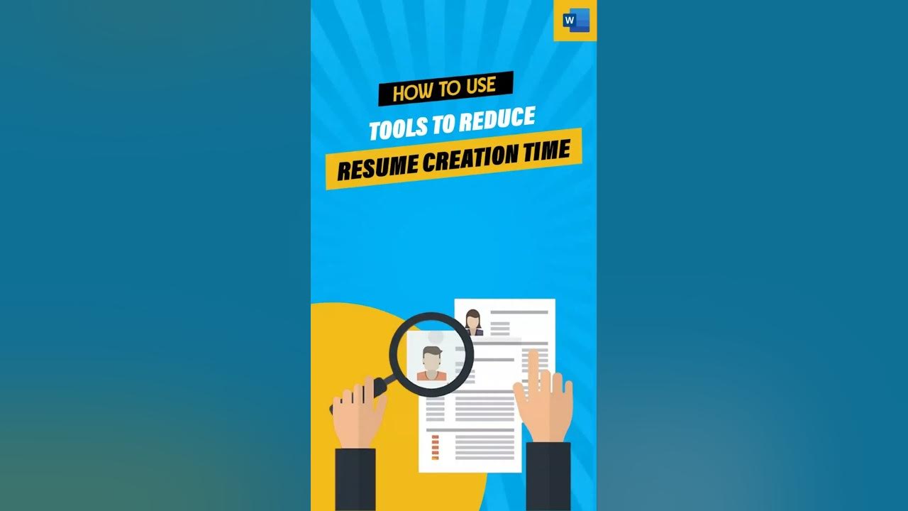 How to Use Tools to Reduce Resume Creation Time | wirelessmedia - YouTube