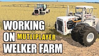 WORKING ON WELKER FARMS | Multiplayer Farming Simulator 17 - Ep1