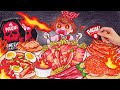 Spicy Food Challenge 🌶 🔥 Seulgi MUKBANG - Stop Motion Paper