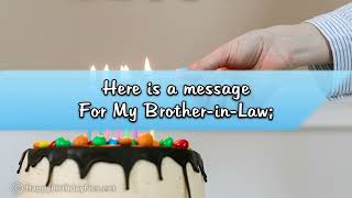 Happy Birt ay Brother-in-Law - Happy Birt ay