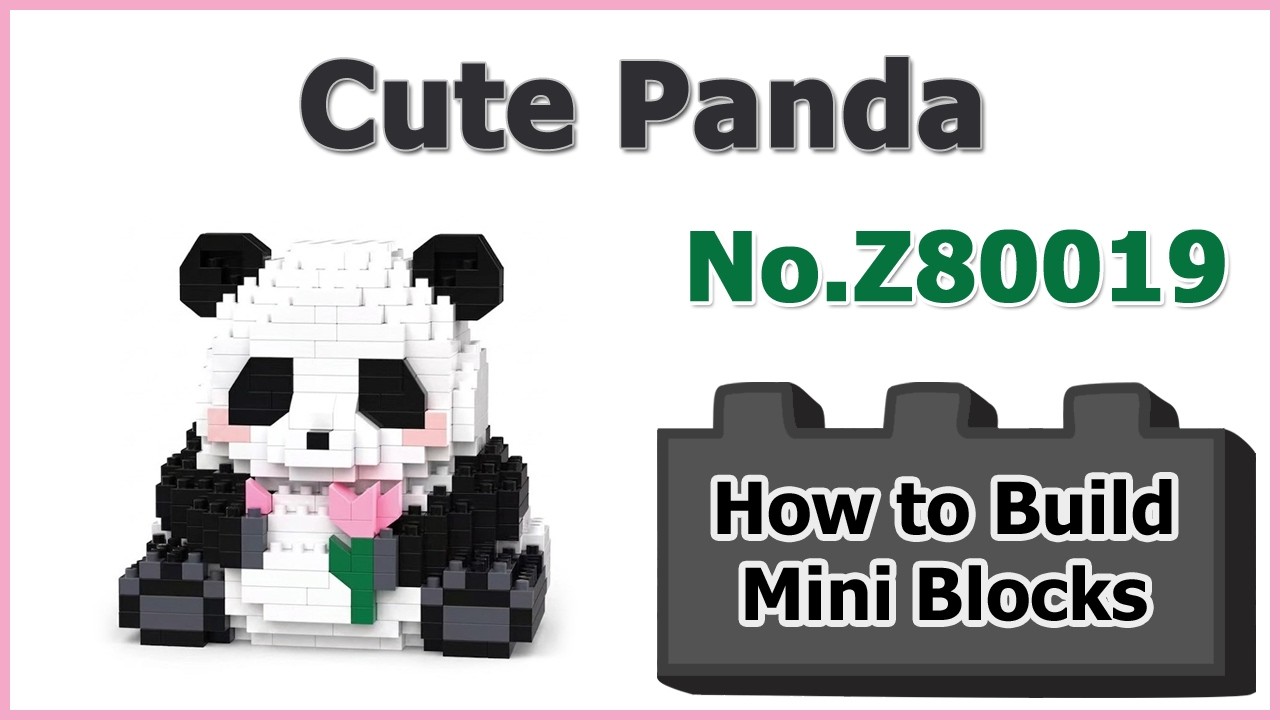 How to Build Panda Blocks - Zhiduopin Z80019 Instructions