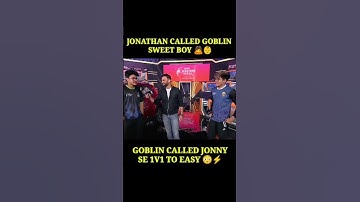 JONATHAN VS GOBLIN INTERVIEW TRASH TALK #jonathangaming #jonathan #hackerorwhot