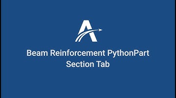 07. Section | Beam Reinforcement Python Parts in ALLPLAN