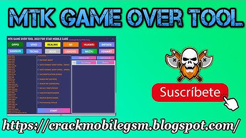 Mtk Game Over Tool 2022 Full Crack