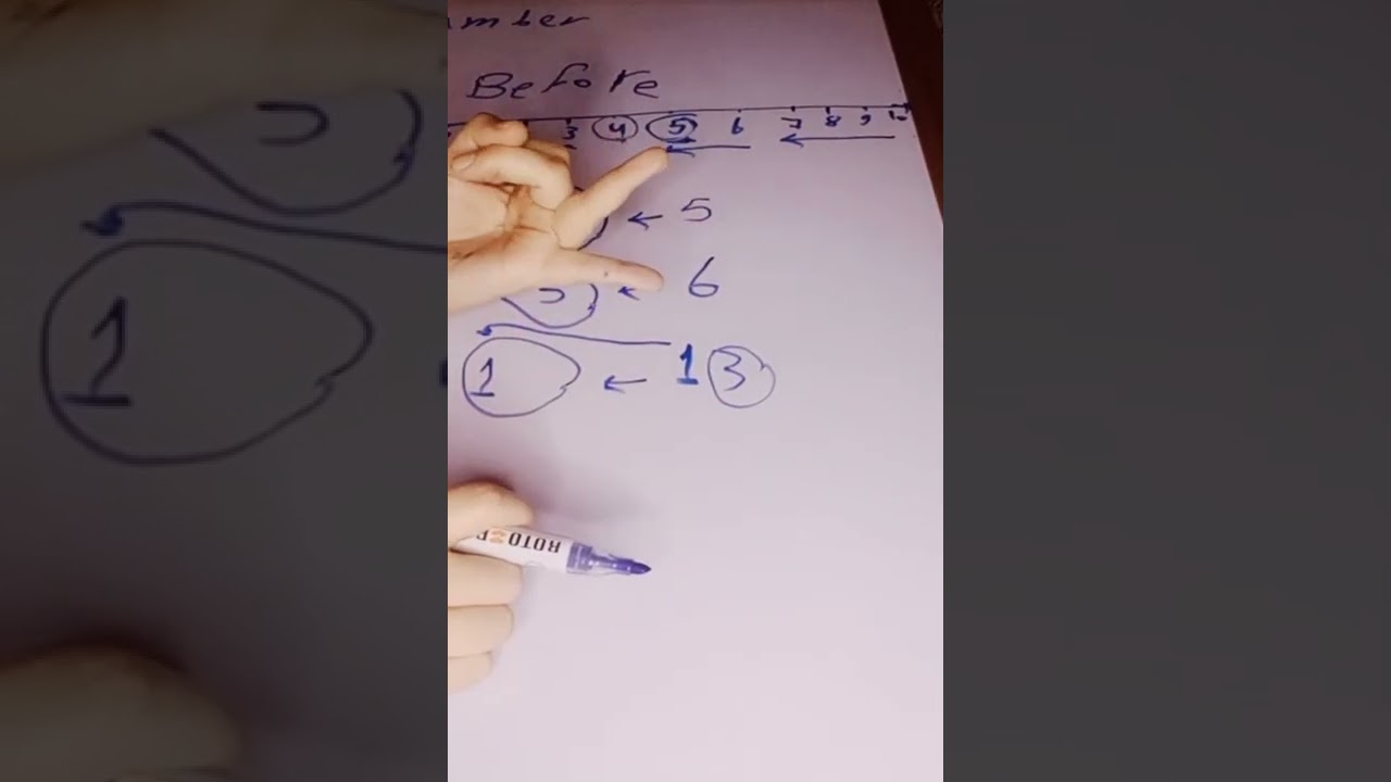 ابسط شرح للرقم السابق ماث.. the number before