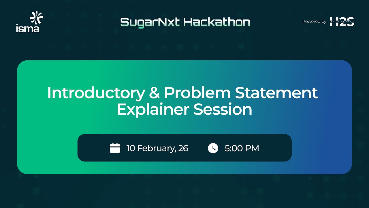Introductory & Problem Statement Explainer Session - YouTube