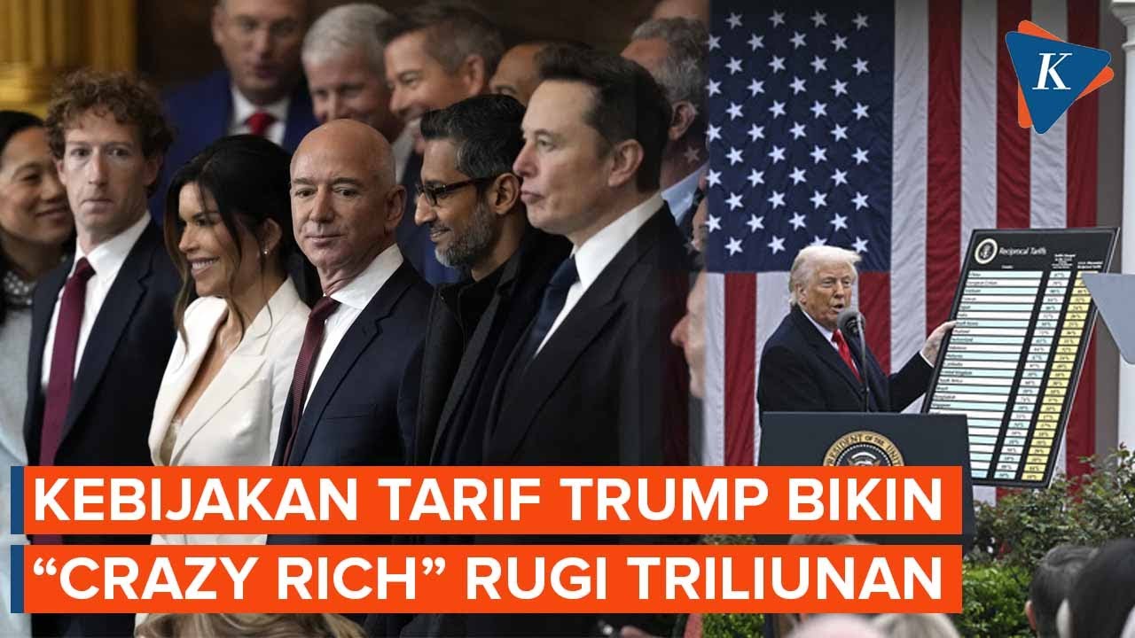 Trump Rupiah Kebijakan Tarif Trump Bikin Crazy Rich Kehilangan Ribuan Triliun Rupiah ...