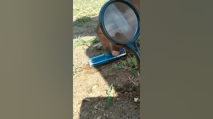 lighter vs magnifying glass