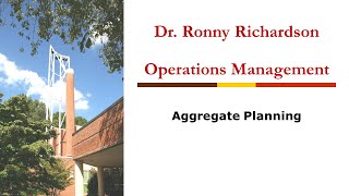 Aggregate Planning