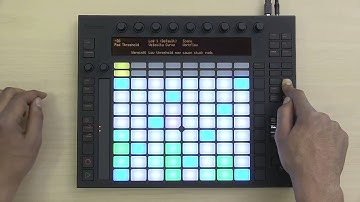 Ableton Push Tutorial Part 6  Pad Sensitivity
