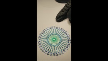 Spirograph Long 77 #asmr #spirograph #art #asmrvideo #asmrsounds #satisfying #spirograph #drawing