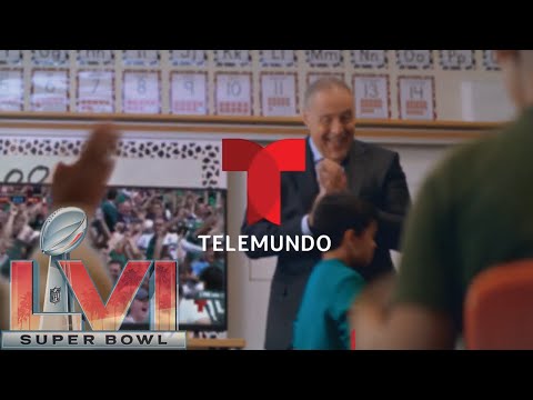 Super Bowl LVI (56) Commercial: Telemundo - Andres Cantor Gooooal Mic Drop (2022)