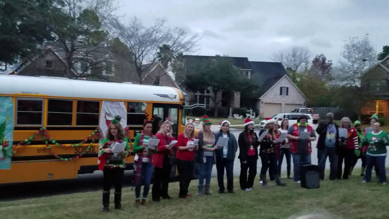 Eagle Springs Elementary teachers singing carols to kids.. YouTube