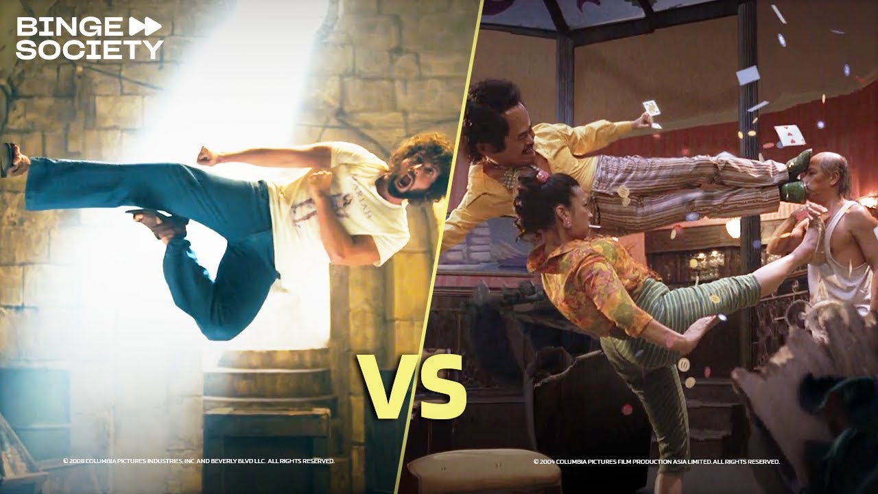 Crazy Kung Fu Scenes | You don't Mess with the Zohan Vs Kung Fu Hustle | Binge Comedy