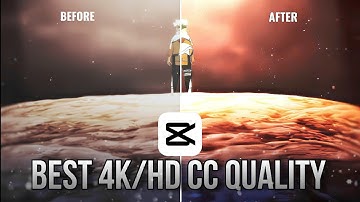 Get 4k/HD CC Quality in CapCut In 1 Minute🔥 | How to Get 4k Quality on CapCut | CapCut Edit Tutorial