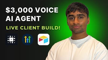 I Built a $3,000 AI Voice Agent To Book Sales Calls for My Client LIVE (No-Code)
