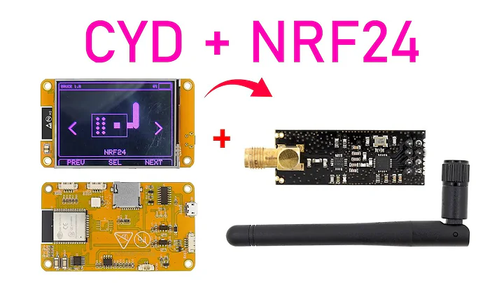 How to Connect & Use NRF24 with ESP32 and Cheap Yellow Display (CYD) on Bruce Firmware