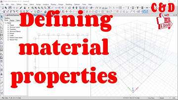 Etabs 2016 tutorial series part 2 Defining material properties ||Construction and Design Academy