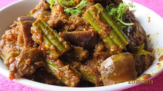 CHETTINAD SPL DRUMSTICK BRINJAL THOKKU || சுவையான கத்தரிக்காய் முருங்கைக்காய் தொக்கு செய்வது எப்படி?