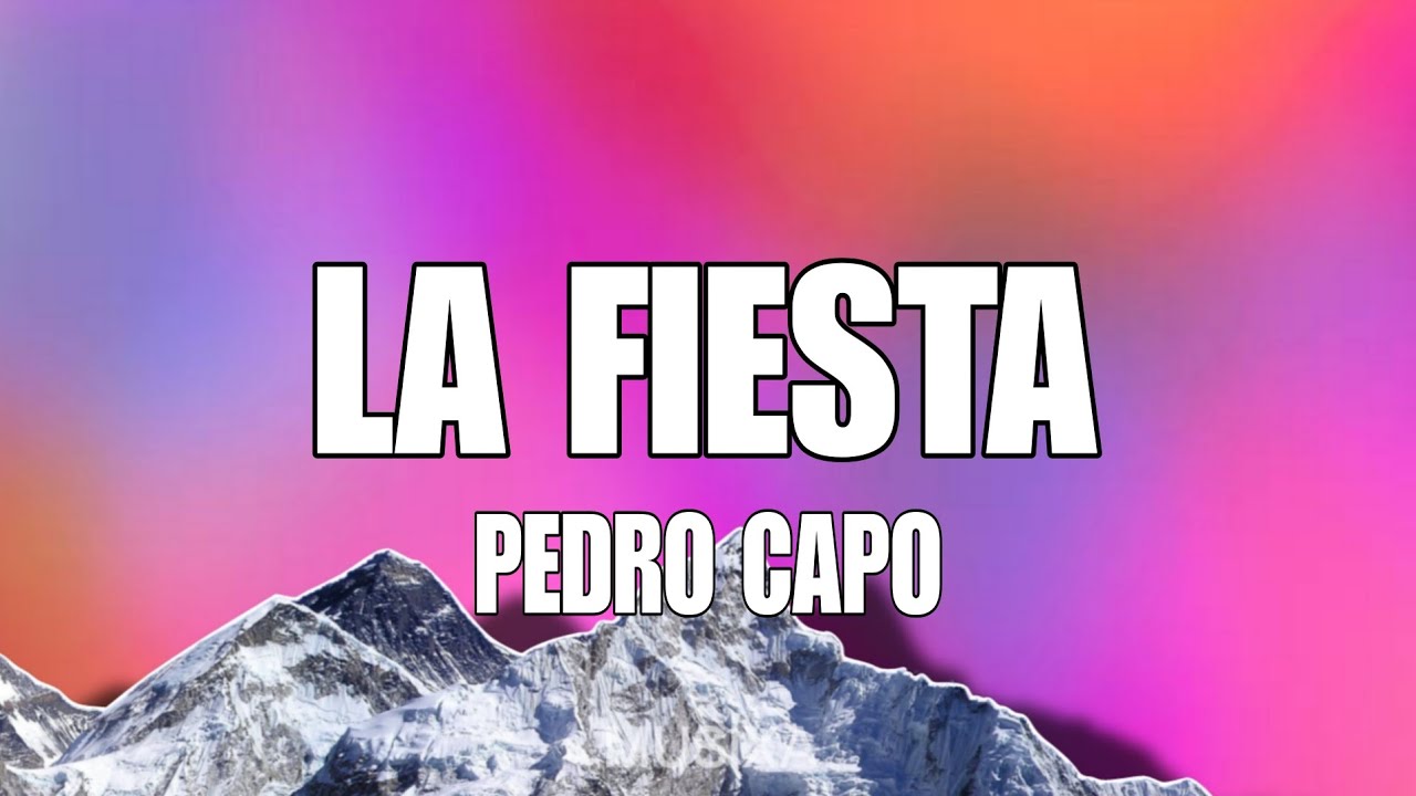 Pedro Capó – La Fiesta (KARAOKE) 