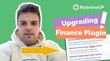 Upgrading the Redmine Finance plugin from light to PRO version