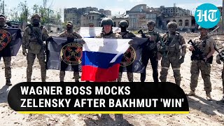 Wagner Chief unfurls Russian flag in Bakhmut after 'defeating' Ukraine | Watch