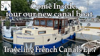 A Tour of our New Canal Boat in France ~ Buying a boat in France Ep. 7