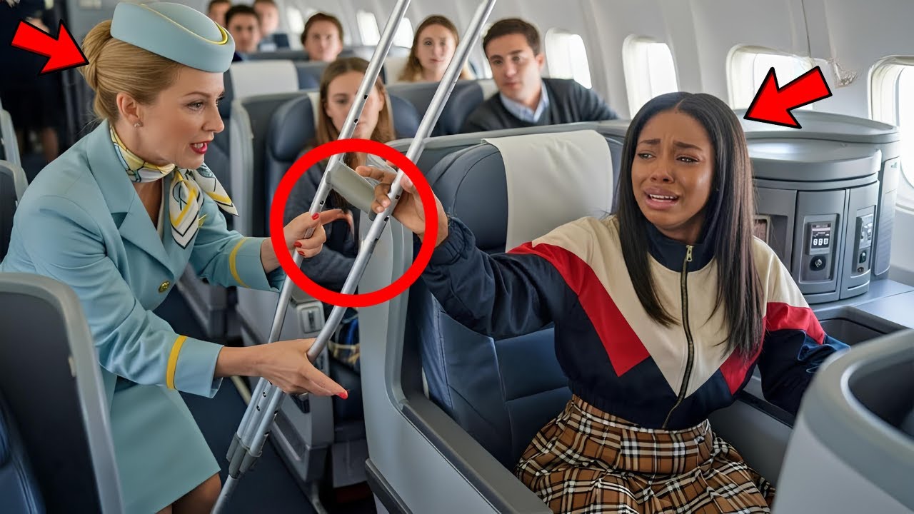 مضيفة طيران ألقت بعكازات فتاة سوداء من ذوي الاحتياجات الخاصة وسخرت منها - والدتها تقاضي شركة الطيران