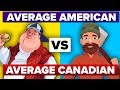 Average American vs Average Canadian - How Do You Compare? People Comparison