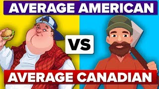 Average American vs Average Canadian - How Do You Compare? People Comparison