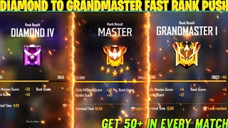 Solo rank push tips | Diamond to master fast rank push in 5 hours | Rank push free fire | Player 07