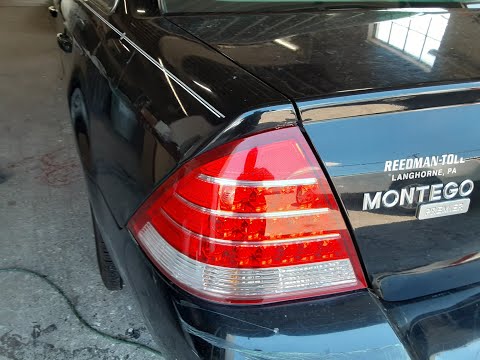 Mecury Montego & Ford 500 Tail Light Replacement Removal