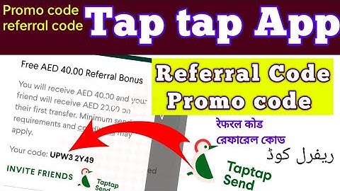 Taptap send  promo code referral code | how to get tap tap send money Promo code on Android
