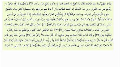 سورة الكهف بصوت القآرئ الشيخ ((ماهر المعيقلي))