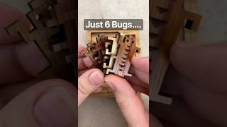 This wooden bug puzzle is harder than it looks! #satisfying #puzzlesolving