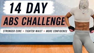 DAY 13 ABS CHALLENGE 🔥 Lower Abs & Oblique Burn | No Sound 