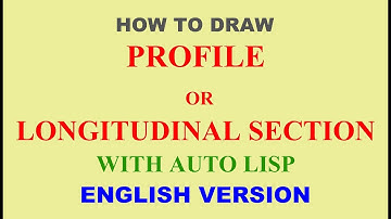 HOW TO DRAW PROFILE OR L-SECTION OF CANAL WITH AUTO LISP | AUTO CAD