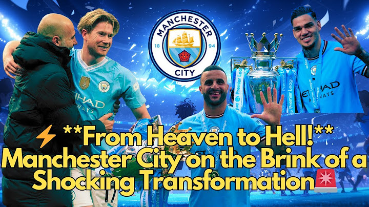 ⚡ **From Heaven to Hell!** Manchester City on the Brink of a Shocking Transformation 🚨