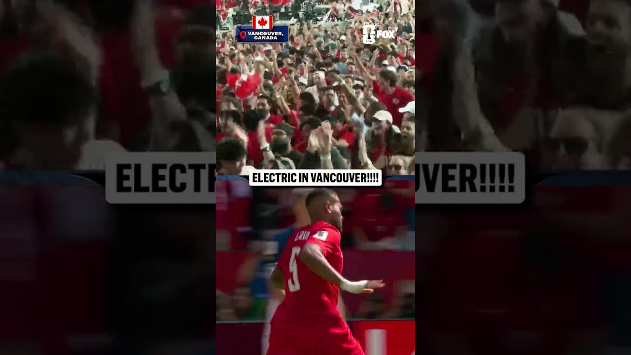 The Canadian fans have been waiting for this moment 🇨🇦