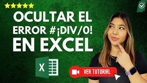 Cómo EVITAR u OCULTAR el ERROR #¡DIV/0! en EXCEL | 📊Error cuando trabajas con promedio📊