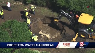 'It was brown,' business owner says after water main break