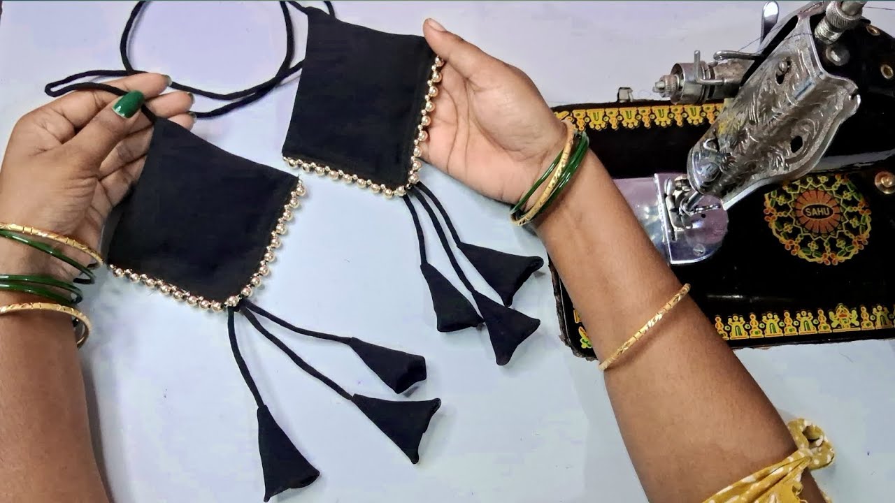 Latest Latkan Design Cutting and Stitching/ Easy and Beautiful Blouse Latkan/Latkan banane ka tarika